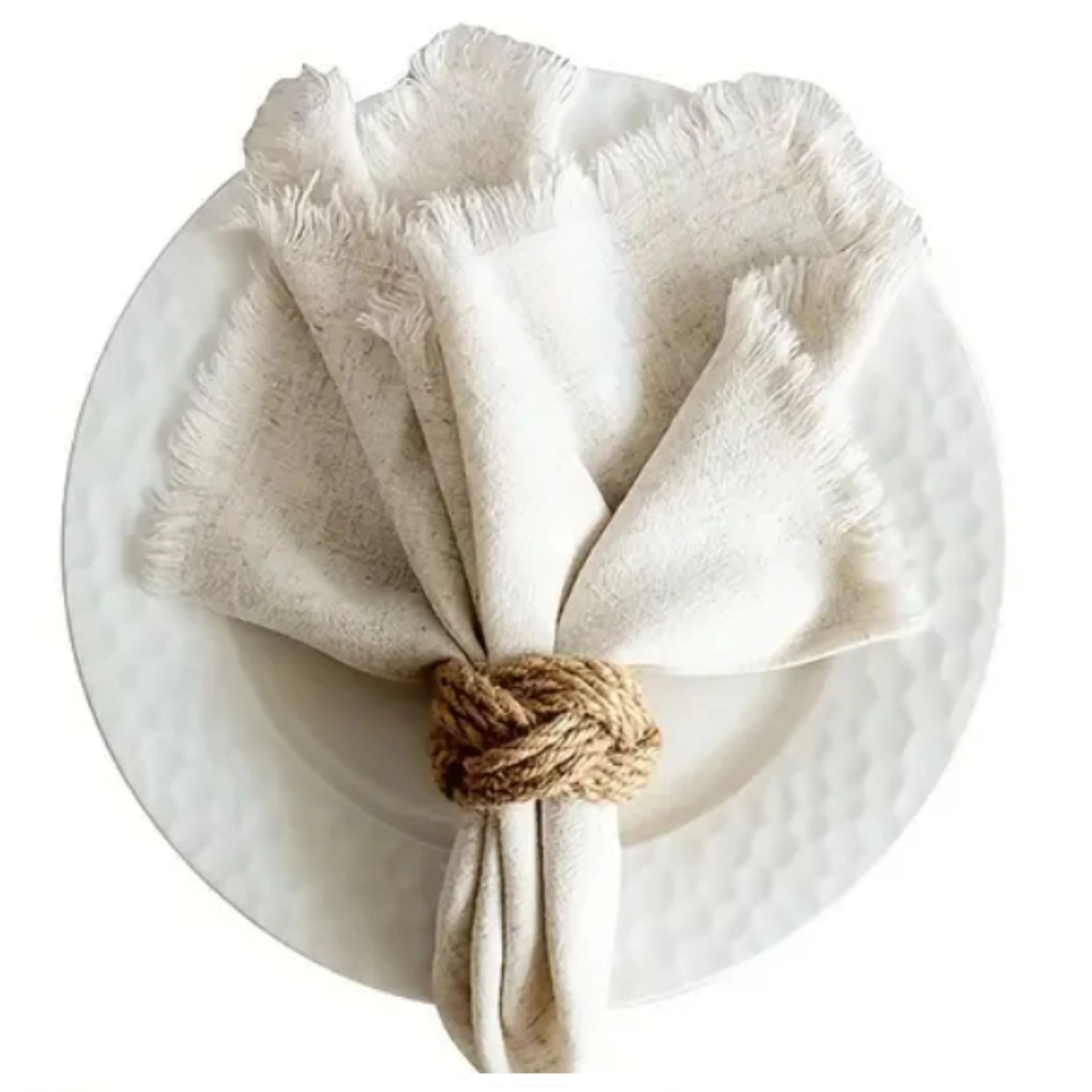 Conjunto de anel de guardanapo - Linen Napkin Set avaliação e preço