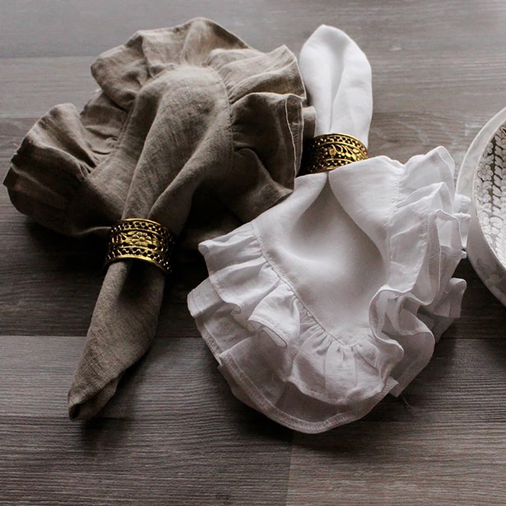 Conjunto de 4 guardanapos de j - Linen Napkin Set avaliação e preço