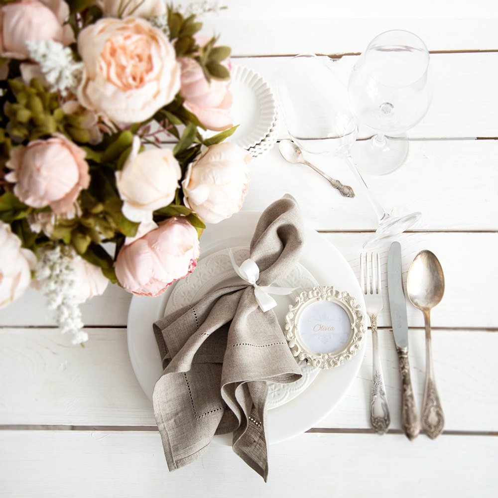 6 peças guardanapos de costura - Linen Napkin Set avaliação e preço