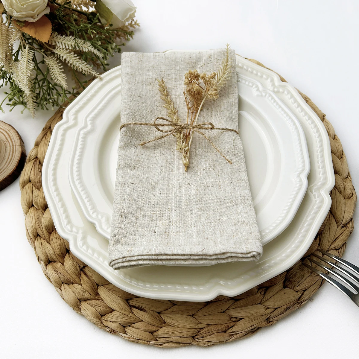 Conjunto de 6/10/12 Guardanapo - Linen Napkin Set avaliação e preço