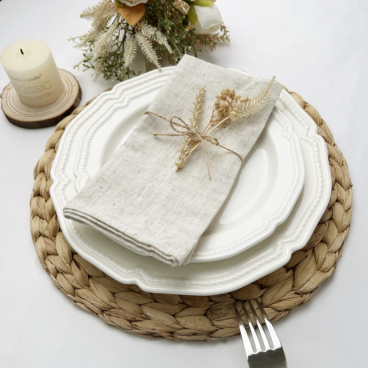 Conjunto de 6/10/12 Guardanapo - Linen Napkin Set avaliação e preço