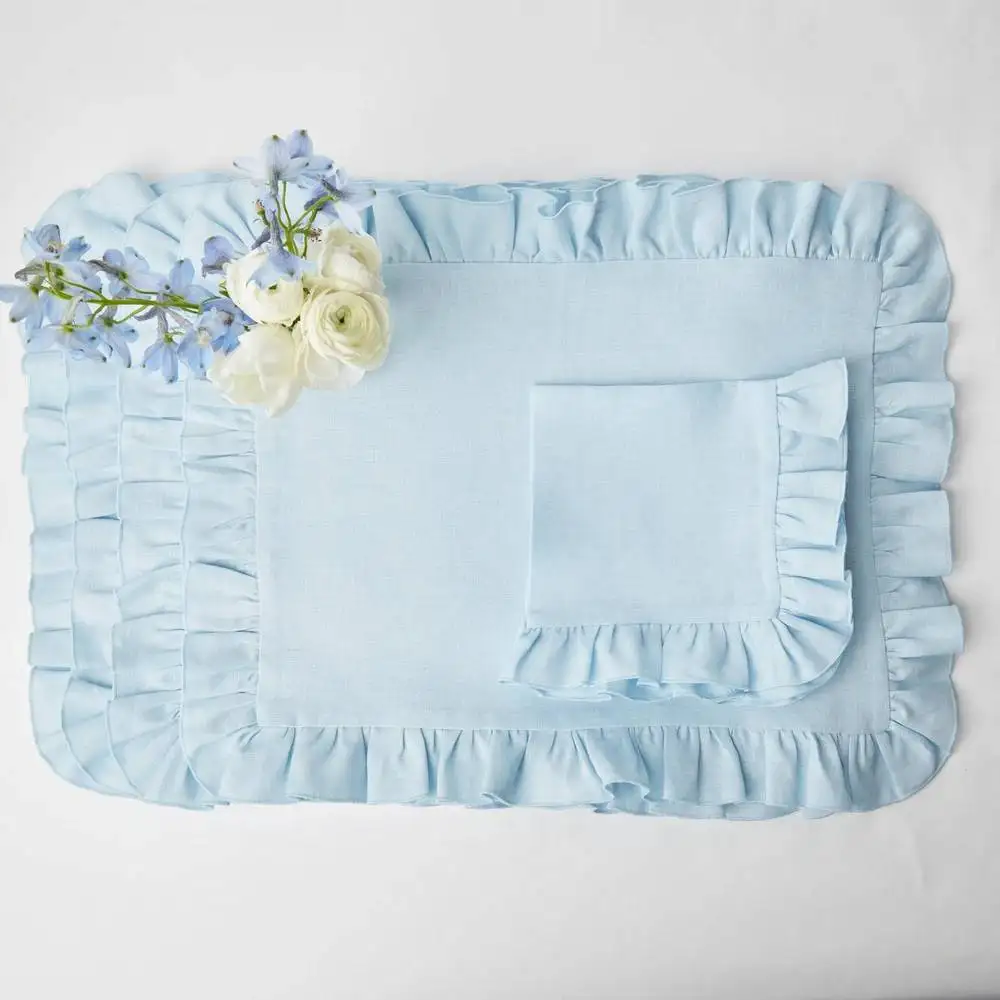 Conjunto de 6 Guardanapos de L - Linen Napkin Set avaliação e preço