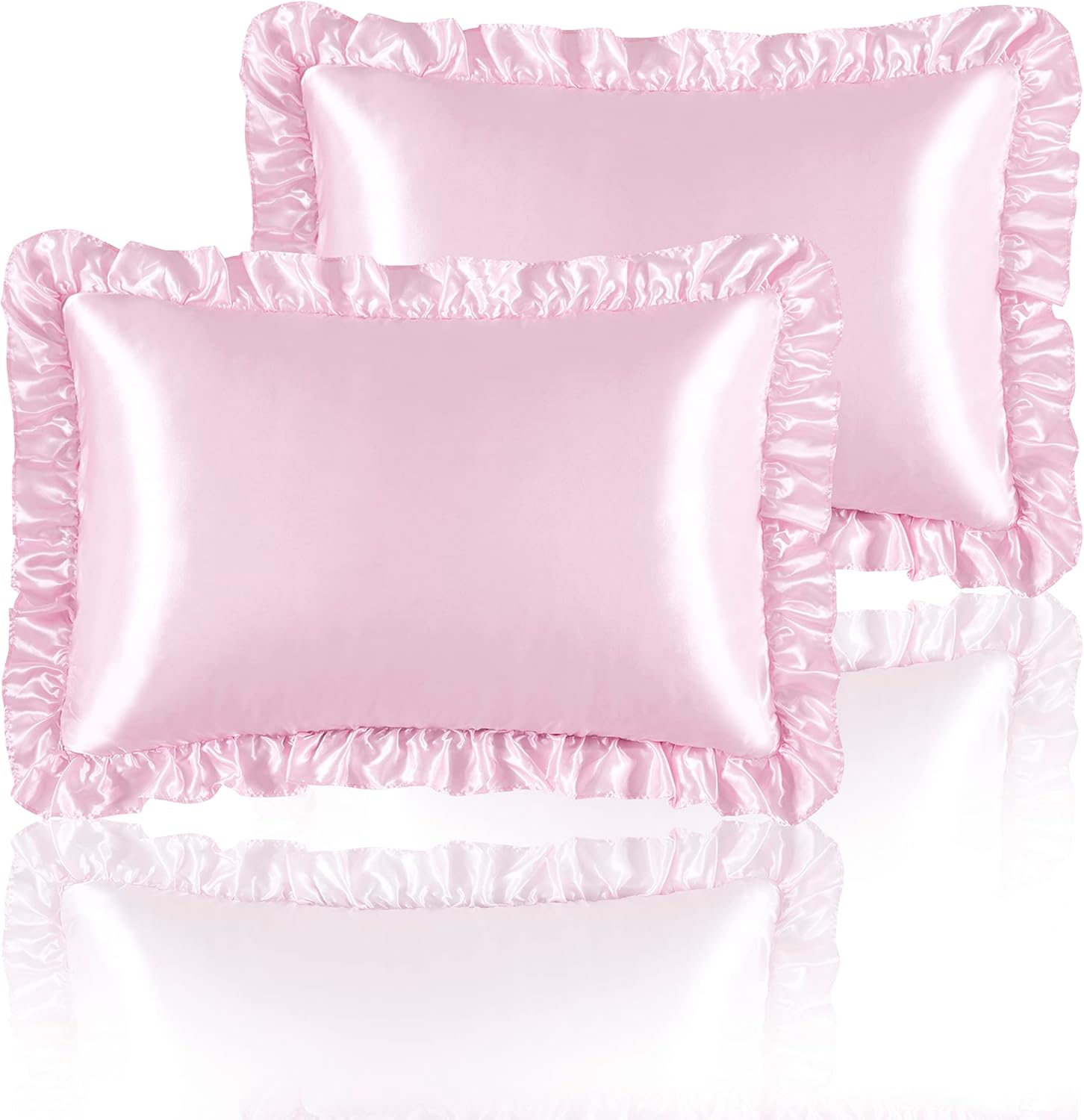 2 Peças de Fronhas de Cetim co - Silk Pillowcase Set avaliação e preço