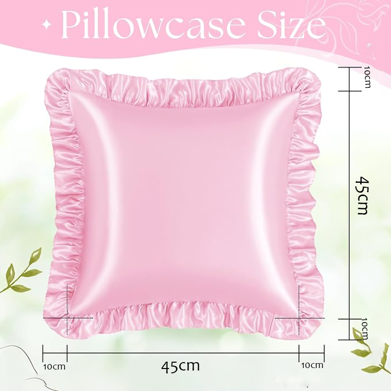 2 Peças de Fronhas de Cetim co - Silk Pillowcase Set avaliação e preço