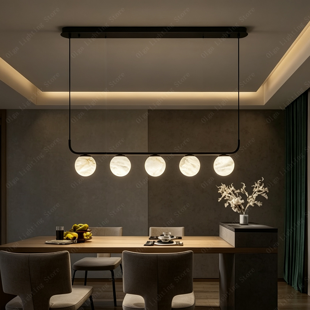 Luminária Pendente Linear de L - Luxury Lifestyle Hotel avaliação e preço