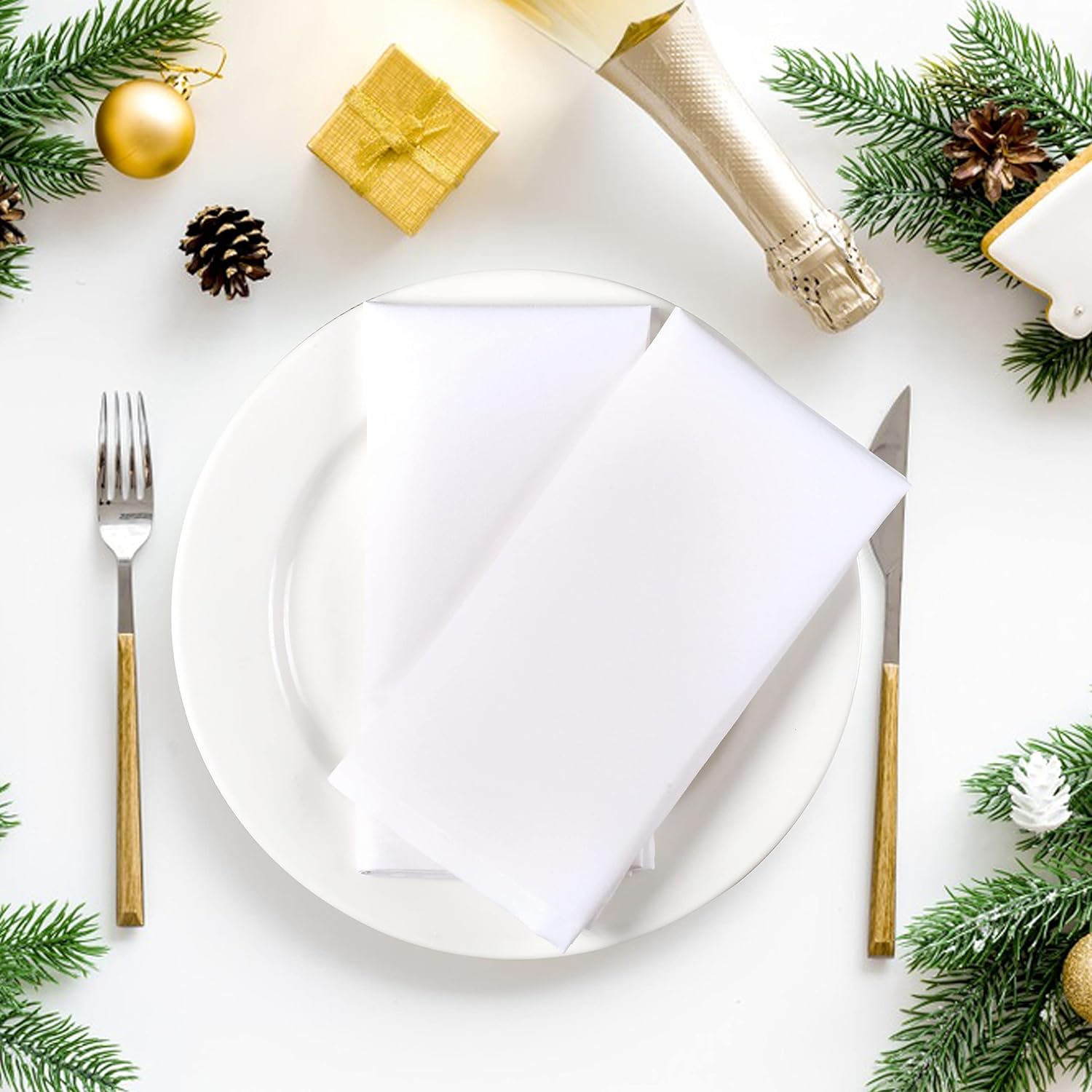 6 peças guardanapo de jantar 1 - Linen Napkin Set avaliação e preço